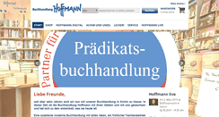 Desktop Screenshot of buecher-hoffmann.de